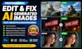 fix complex ai generated images, text, objects and backgrounds