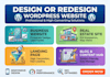 design or redesign wordpress website