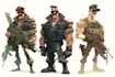 draw 2d game art military character design