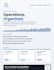 coordinate programs, streamline sops, and manage operations