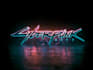 draw futuristic cyberpunk mecha typography wordmark logo