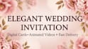 design beautiful digital wedding invitation card