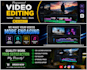 professional edit video social media