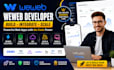 build weweb website, xano backend, API integration and saas web app