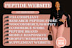 build fda compliant peptide website with processing integration