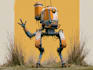 draw robot and mech design