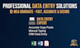 data entry and transcription