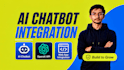 integrate openai API and ai chatbot into your web app