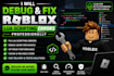 debug and fix roblox lua scripting errors professionally