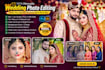 manually edit wedding photos and do professional