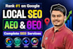 do full website and local SEO, gmb optimization with citations and backlinks