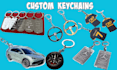 design 3d lightbox logo keychain model 3d fidget  stl file 3mf for 3d printing