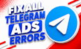fix telegram ads, resolve destination ads due to content telegram forex channel