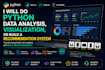 do python data analysis, visualization, or build a recommendation system