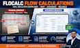 do flow calculations and data validation using kelton flocalc
