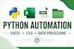 automate excel and CSV tasks using python