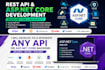 develop, fix, and integrate any rest API, thirdparty API
