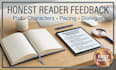 review your book with honest and constructive feedback
