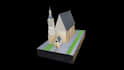 create a stylized game environment in blender