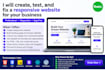 create, test, and fix a responsive website for your business