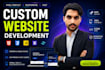 custom website development as front end developer