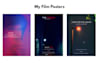 make a professional, interesting, cinematic film poster