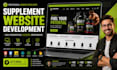 build research peptide and supplement ecommerce website