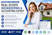 certified real estate bookkeeper qb and appfolio