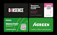 design business card and brand identity
