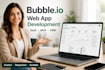 build bubble io web app, saas mvp, CRM, custom web and no code website