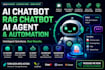 build ai chatbot, rag chatbot, langchain ai agent and automation