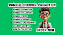 rumble channel promotion, rumble views