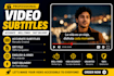 create accurate subtitles and captions for your videos