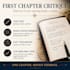 professionally critique and edit your books first chapter