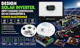 design solar inverter mppt charge controller dc dc converter  power electronics