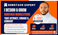 setup substack account, grow your substack newsletter, manage substack post