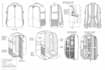design camera bag, backpack, handbag, purse with tech pack