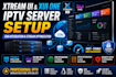 set up xtream UI, xui one iptv server with CDN integration, stream optimization