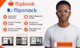 convert PDF to interactive flipbook flipsnacks digital magazine