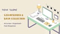 do a web research and data cleaning