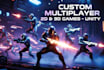 develop multiplayer unity 2d, unity 3d game development