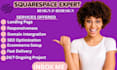 squarespace, website design, landing page, website development, squarespace web