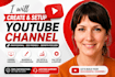 create and setup youtube channel