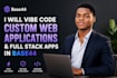 vibe code custom web applications and full stack apps in base44