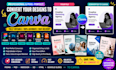 convert figma to canva, HTML PSD canva , indesign into xd and google slides