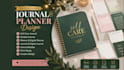design self guided journal, self care journal self kdp journal planner design