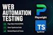 build a scalable playwright e2e automation framework