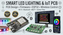 design smart led lighting, pcb, firmware and iot controller