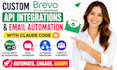 build custom brevo API integrations and email automation with claude code