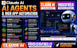 claude ai agents claude code web app automation claude API claude higgsfield crm